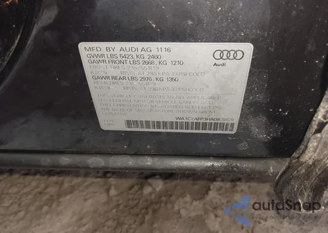 2017 Audi Q5 2.0T Premium from USA, damaged, VIN WA1C2AFP3HA083859